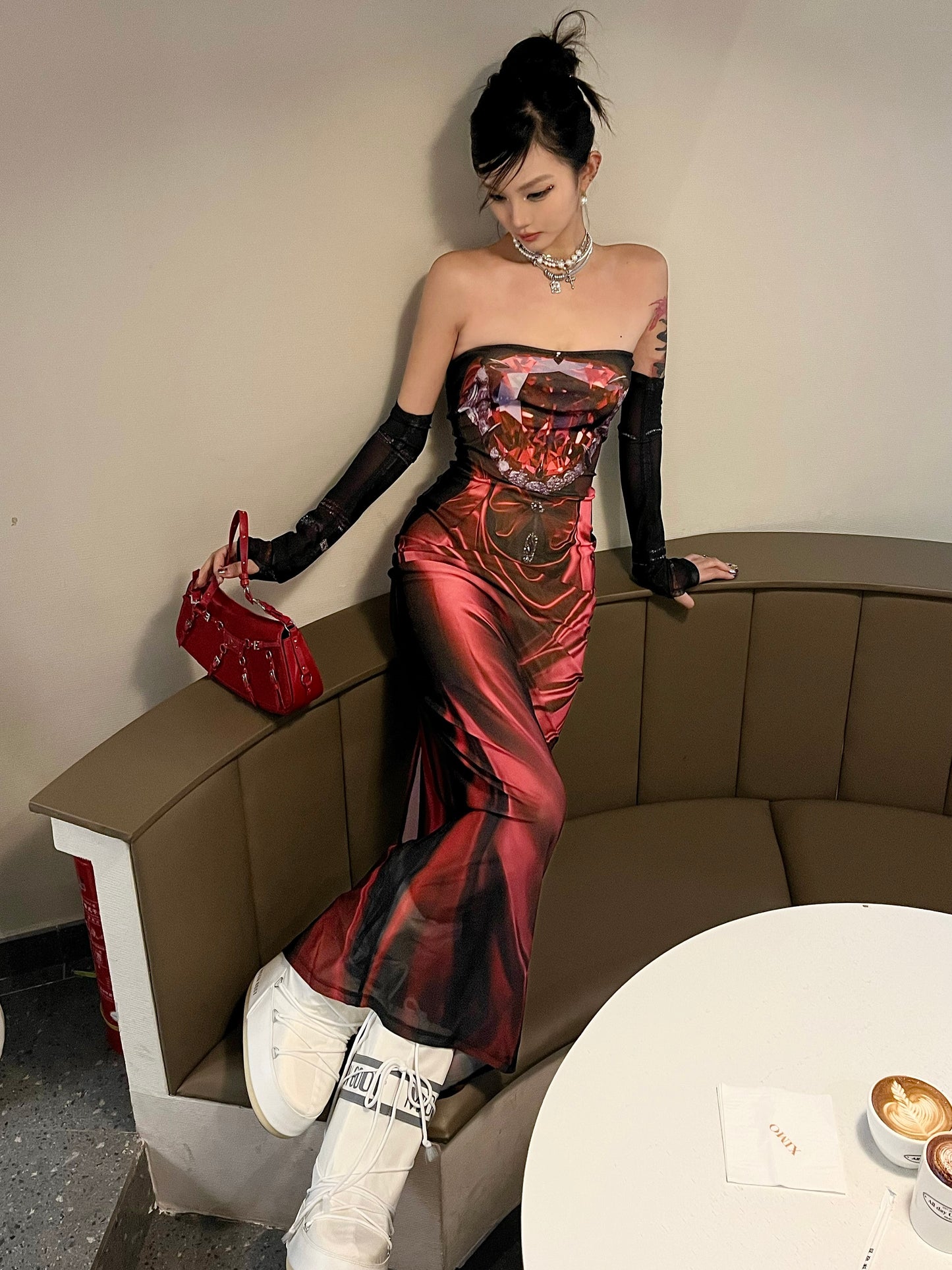 Red Diamond Dress