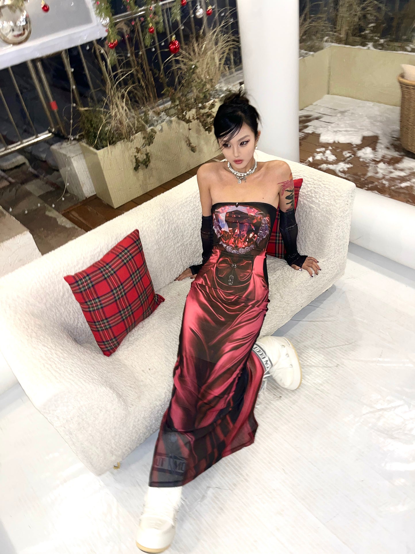 Red Diamond Dress