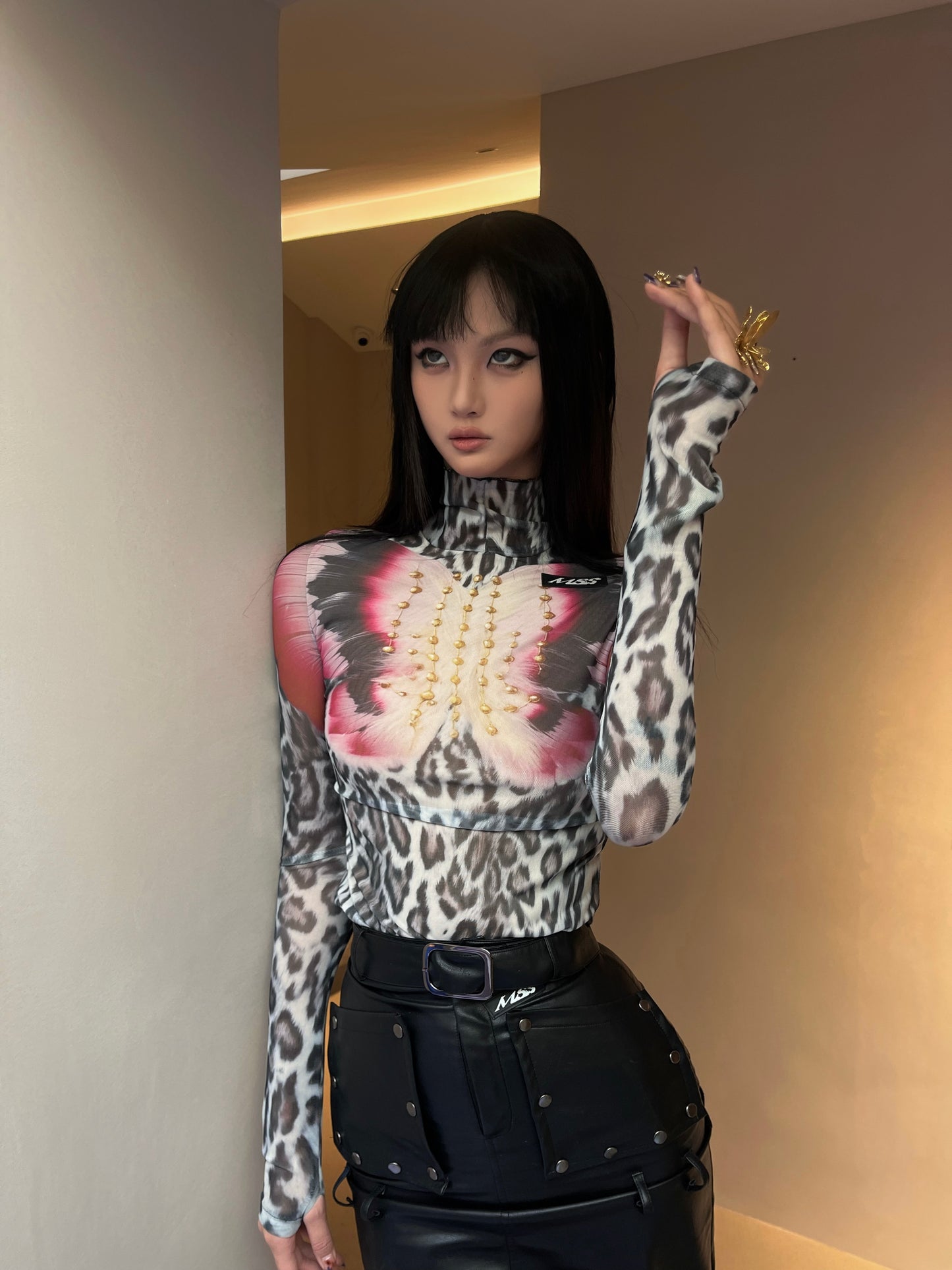 Leopard Butterfly Dress