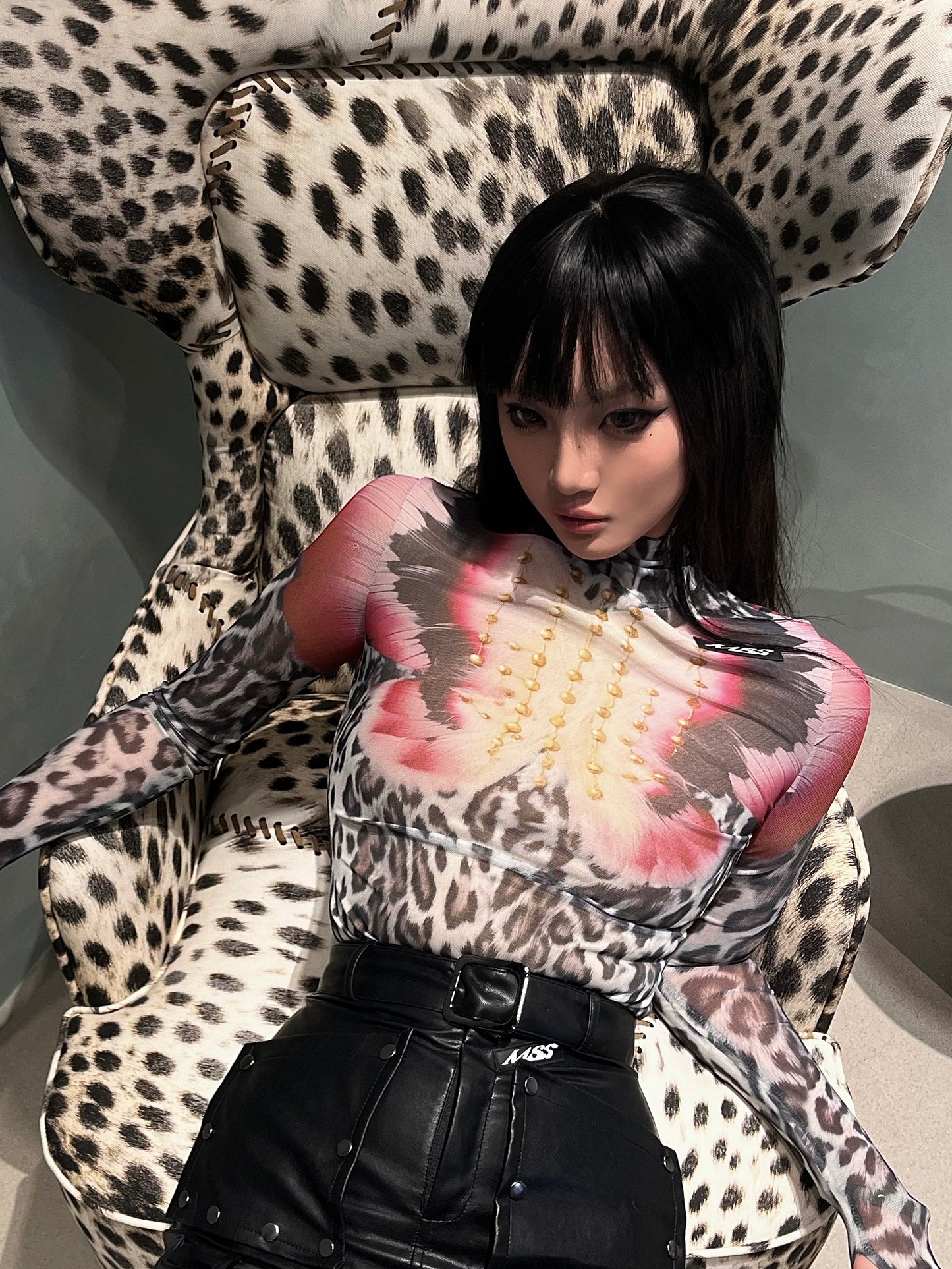 Leopard Butterfly Dress